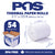 POS1 Thermal Paper 3 1/8 x 125 ft x 50mm CORELESS BPA Free 54 rolls
